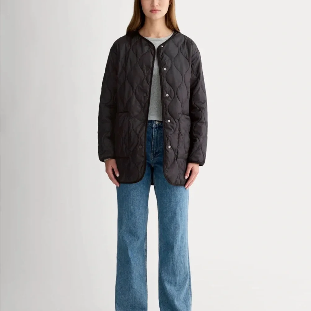 Everlane THE QUILTED LINER black S - Picture 2 of 7